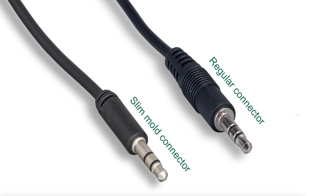 Slim Mold 3.5mm M / M Stereo Audio Cable - Image 2