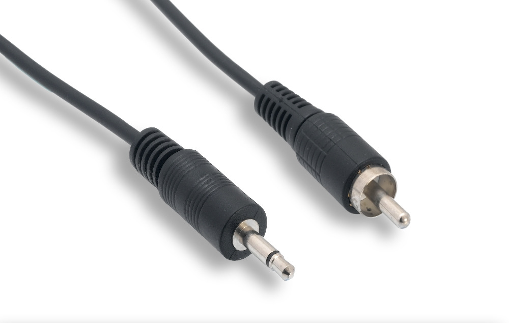 3.5mm Mono / RCA Male Audio Cable