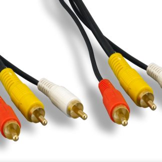Premium 3 RCA Composite Video + Audio Cable