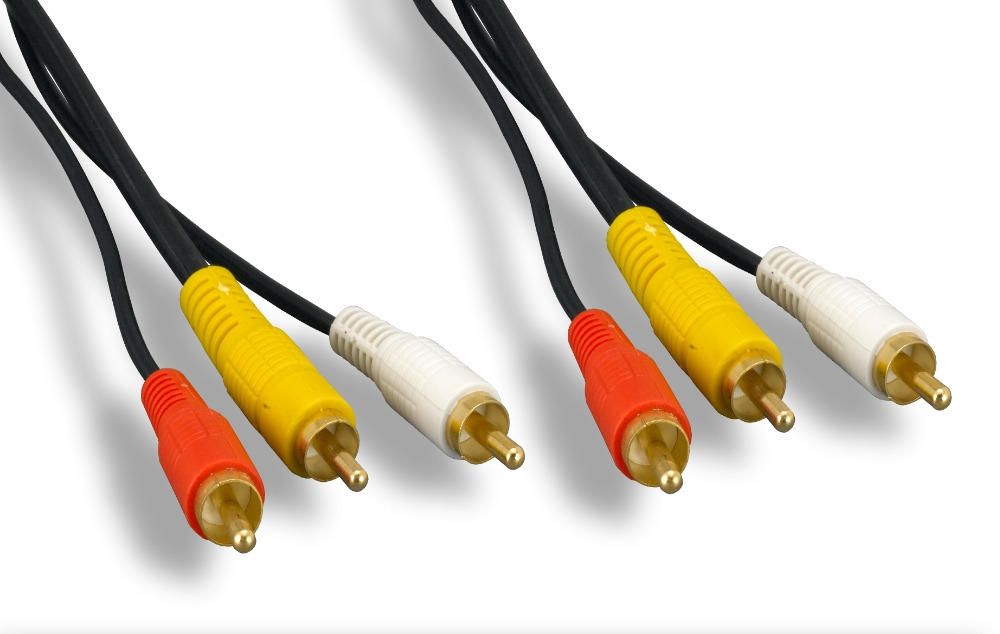 Premium 3 RCA Composite Video + Audio Cable