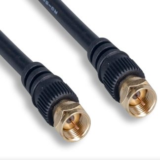 Screw On F-Type RG-59 Composite Audio / Video Cable