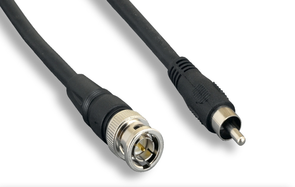 Premium BNC M to RCA M Composite Video Cable