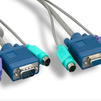 Premium Gray PS/2 3 in 1 KVM Cable