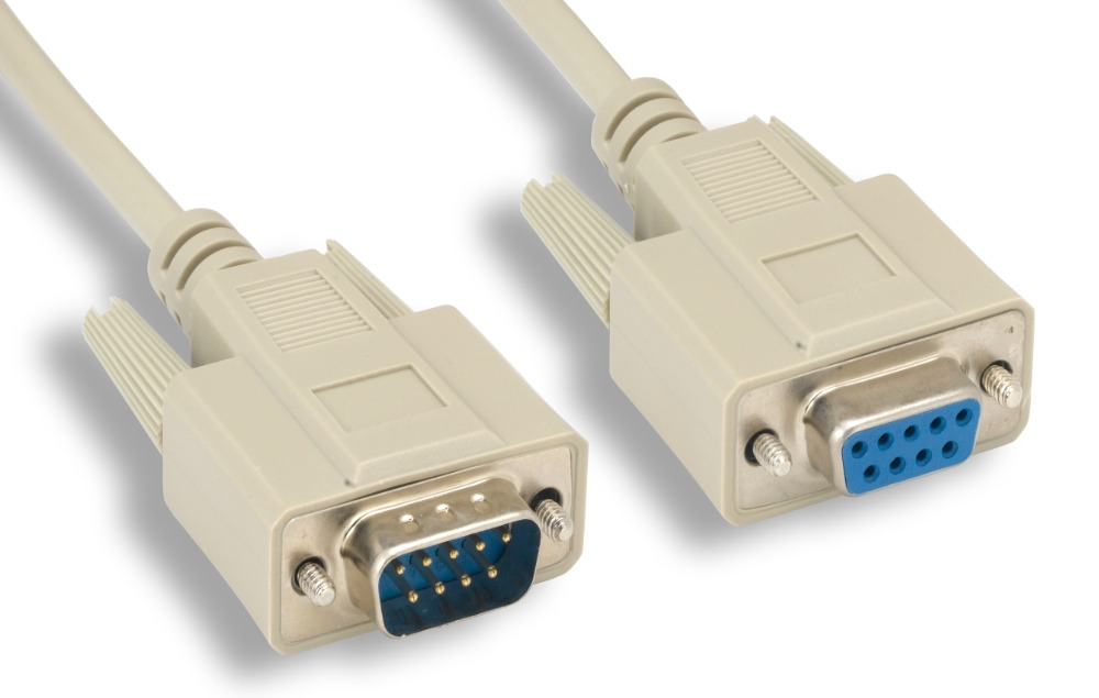 RS-232 DB9 M / F Serial Cable