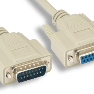 DB15 M / F Serial Extension Cable