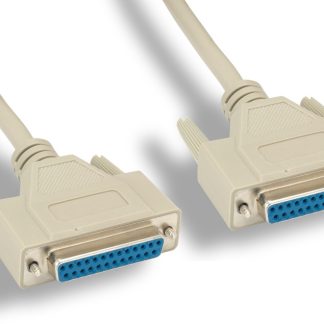 RS-232 DB25 F / F Serial Cable