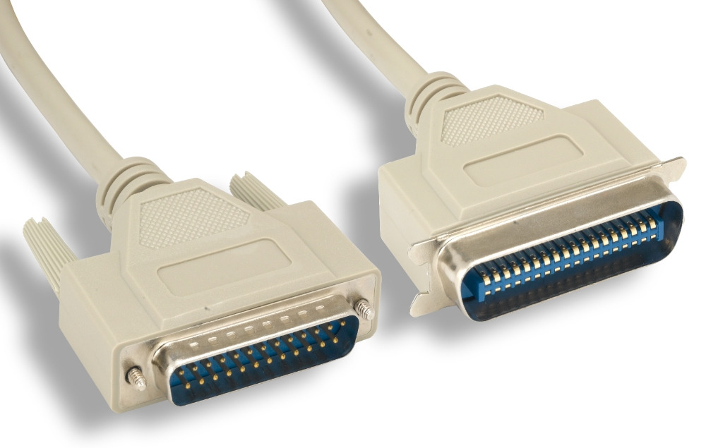 DB25 M to CN36 M Standard Parallel Printer Cable