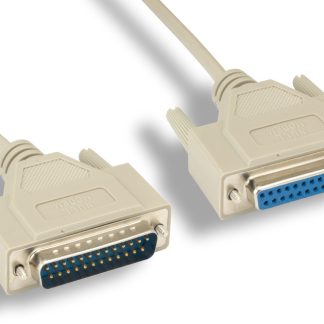 DB25 M / F Null Modem Cable