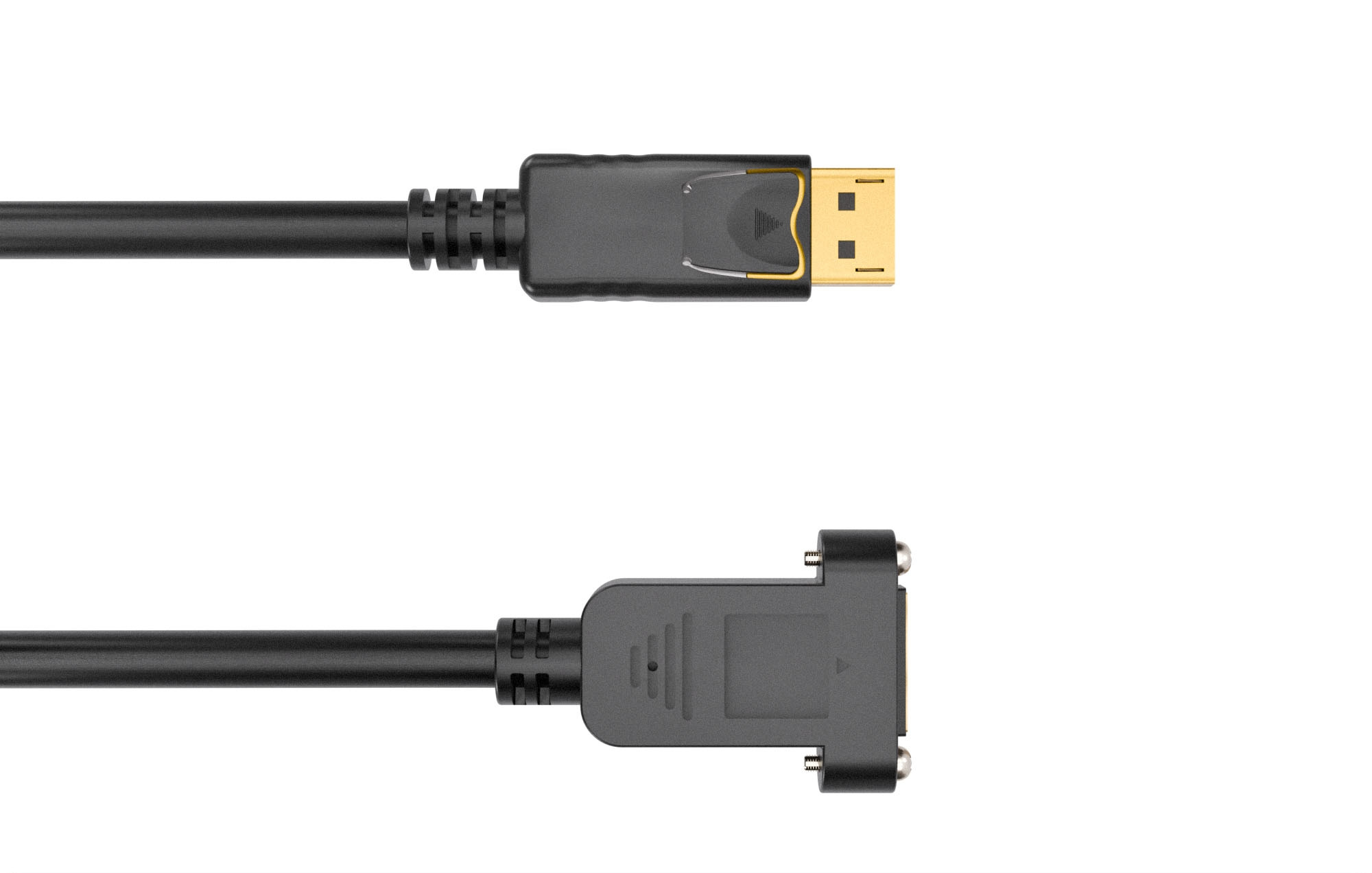 DisplayPort Male To Panel Mount Type Female Cable - Image 3