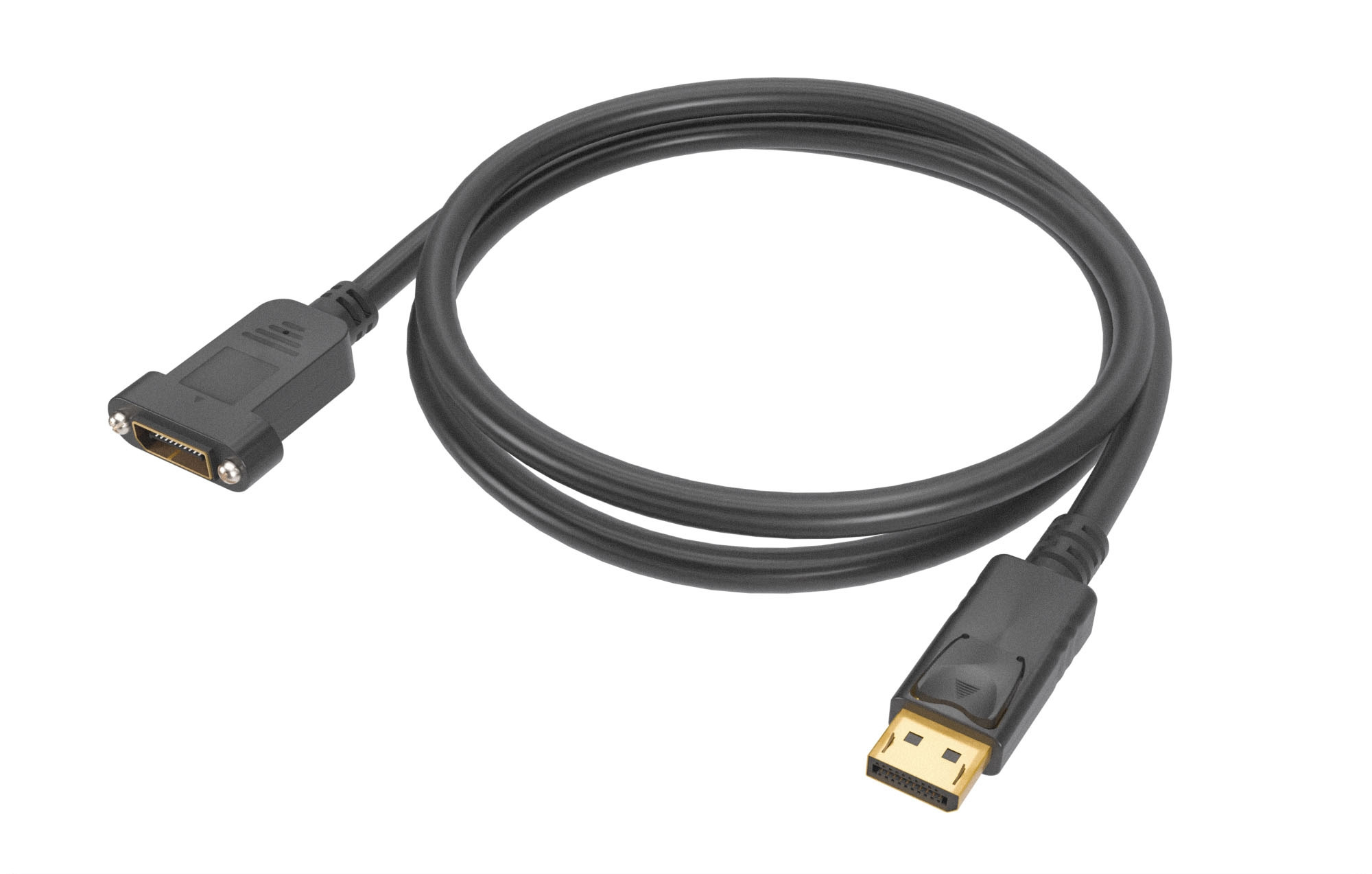 DisplayPort Male To Panel Mount Type Female Cable - Image 2