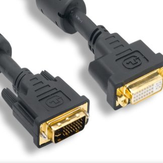 DVI-I M to DVI-I F Dual Link Video Cable