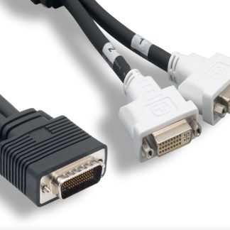 DMS-59 M to 2*DVI-I F Dual Link Splitter Cable