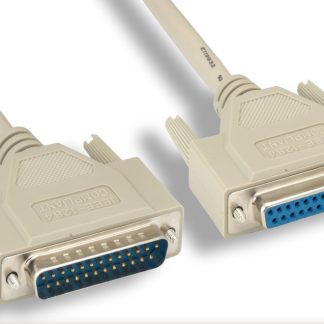 IEEE-1284 DB25 M to DB25 F Parallel Printer Cable