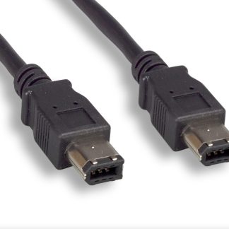 IEEE-1394a 6P to 6P Cable, Black