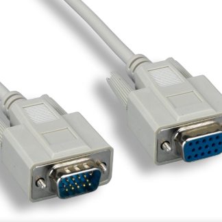 Standard VGA Cable M / F Beige