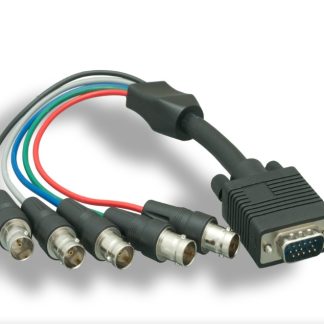 VGA HD15 M To 5 BNC F High-Resolution Monitor Cable
