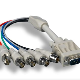 VGA HD15 M To 5 BNC F High-Resolution Monitor Cable