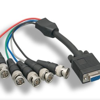 VGA HD15 F To 5 BNC M High-Resolution Monitor Cable