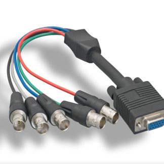 VGA HD15 F To 5 BNC F High-Resolution Monitor Cable