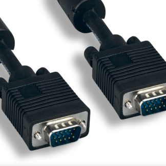 Super VGA Cable HD 15 M/M Black