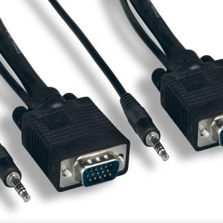 Super VGA Cable M / M with 3.5mm Stereo Audio