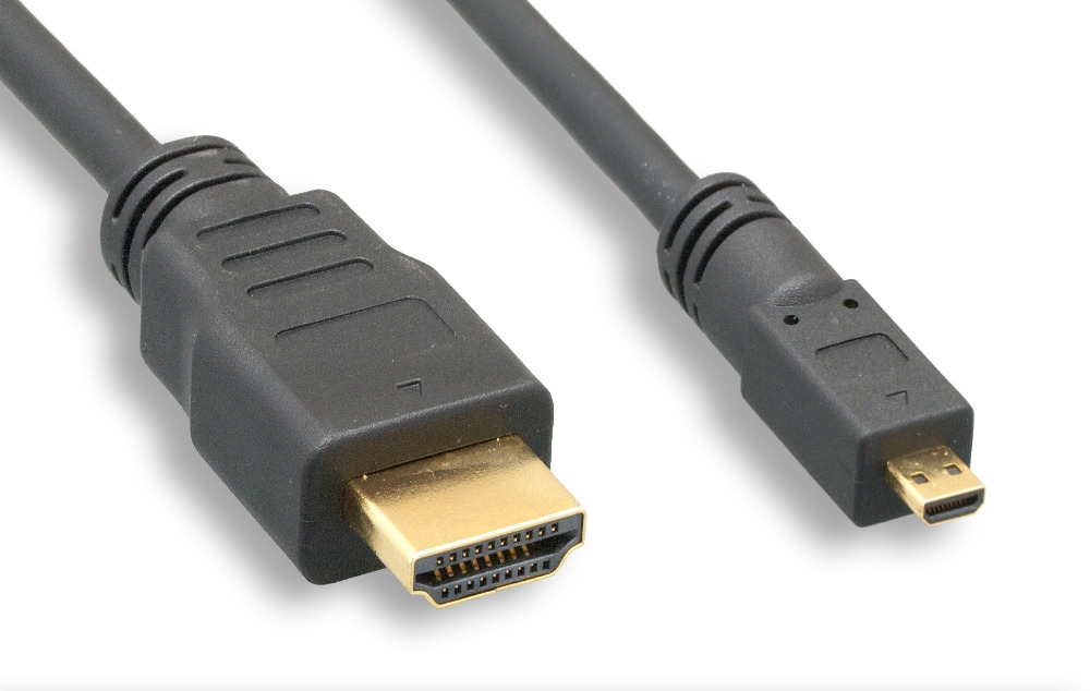 HDMI to Micro HDMI, High-Speed HDMI with Ethernet Cable