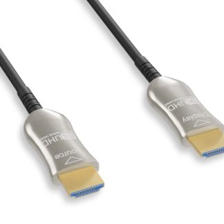 HDMI 8K CL3 Hybrid AOC Active Optical Cable 2.1 Bright Gold (with Anti-Static Bag)