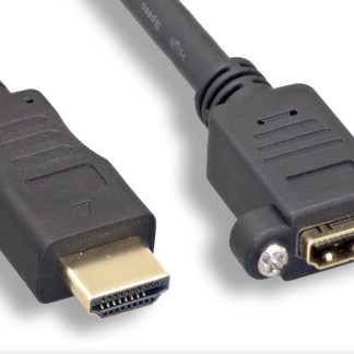 28 AWG. Panel Mount Type HDMI Extension Cable with Ethernet