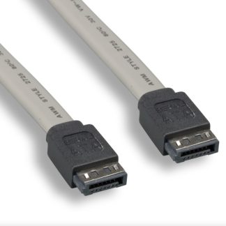 180 Degree 7 Pin External Serial ATA Cable