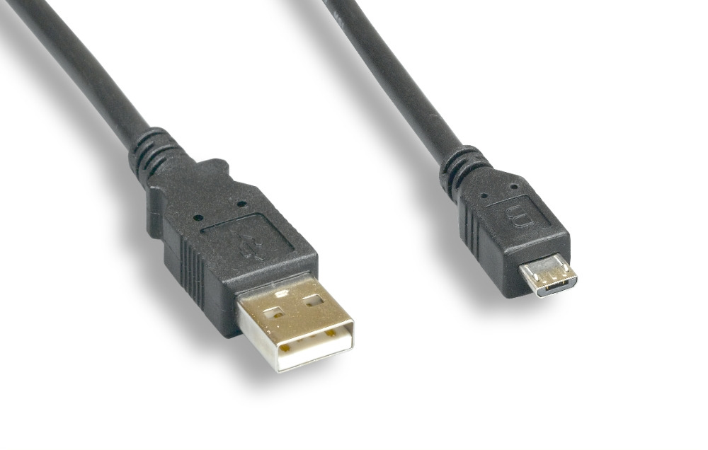 USB 2.0 A Male / Micro B Male Cable