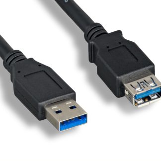 USB 3.0 Type A Extension Cable Black