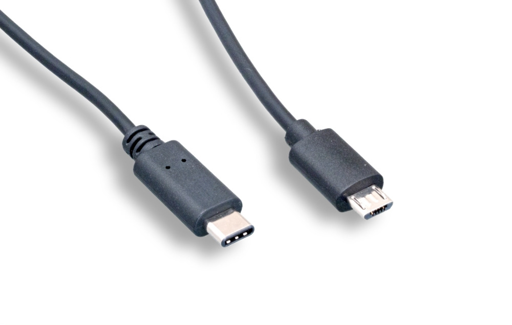USB 2.0 Type C Male to Micro B Male Cable