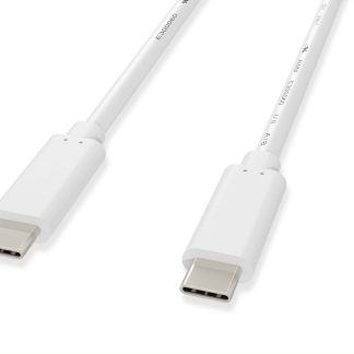 USB 3.2 Gen 2x1 10G Type-C Male / Male Cable With USB PD 100W Fast Charging White