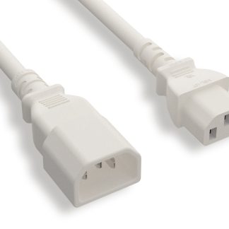 18 AWG White Power Extension