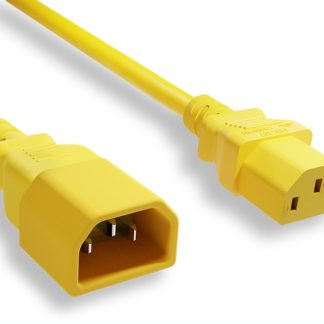 18 AWG Yellow Power Extension