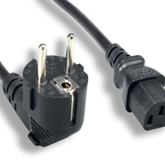 European Schuko Power Cord CEE 7/7 Right Angle To IEC-60320-C13