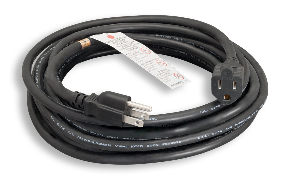 12 AWG Outdoor Power Extension Cable