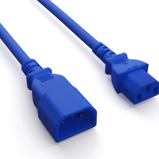 14 AWG C13/C14 Blue Power Extension