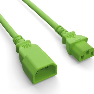 14 AWG C13/C14 Green Power Extension