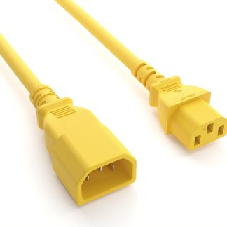 14 AWG C13/C14 Yellow Power Extension