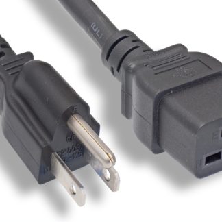 14 AWG NEMA 5-15P to C19 Power Cord