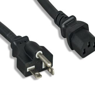 14 AWG AC Power Cord NEMA 5-20P to C13