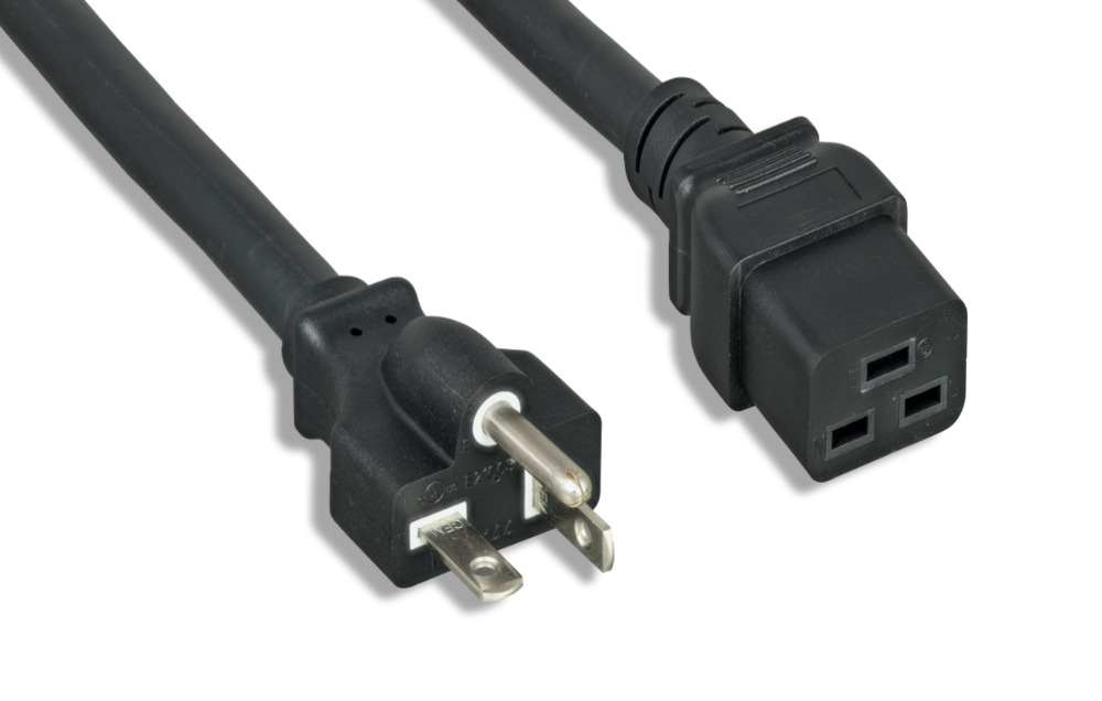 12 AWG AC Power Cord NEMA 5-20P to C19