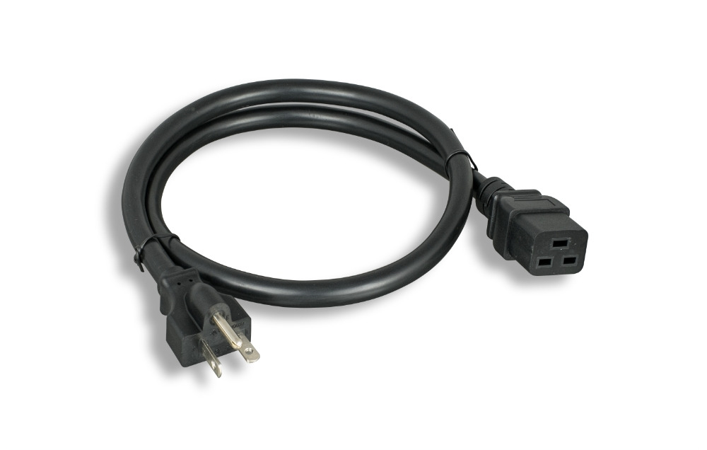12 AWG AC Power Cord NEMA 6-20P to C19 - Image 2