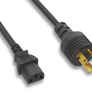 L5-15P / C13 Medium Duty 14AWG Locking Power Cord