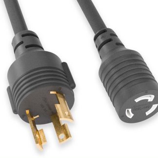 NEMA Locking 5-30P to NEMA Locking 5-20R 12AWG Power Adapter Cord