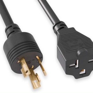 NEMA Locking 6-30P to NEMA 6-20R 12AWG Power Adapter Cord