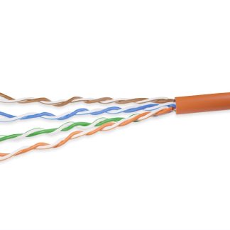 Cat. 5e UTP Solid Ethernet Bulk Cable 350MHz Orange