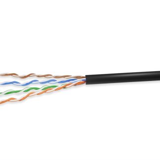 Cat. 5e UTP Stranded Ethernet Bulk Cable 350MHz Black