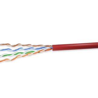 Cat. 5e UTP Stranded Ethernet Bulk Cable 350MHz Red